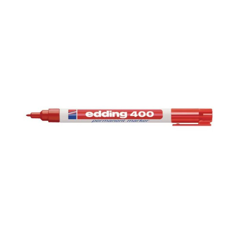 pennarello permanente edding 400 rosso [4-400002]