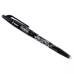 penna pilot frixion ball cancellabile punta media 0.7mm nero [bl-fr7-b]