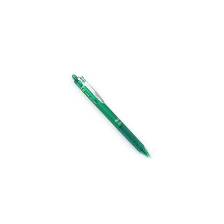penna pilot frixion clicker cancellabile punta media 0.7mm verde