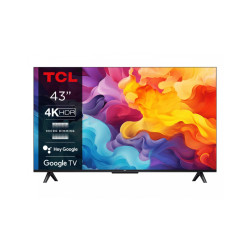 tv led 43" tcl 43v6b 4k uhd 3840x2160p smart tv classe f nero