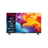 tv led 43" tcl 43v6b 4k uhd 3840x2160p smart tv classe f nero