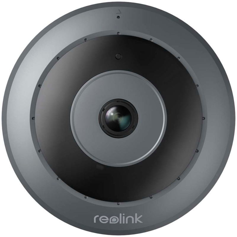 telecamera ip reolink serie p520 fisheye 6.5mp grigio [fisheye series
