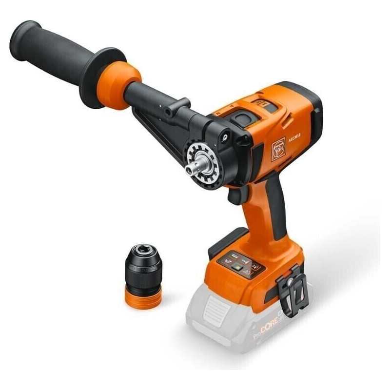 trapano avvitatore fein ascm18-4qm as 18v a batteria arancione/nero