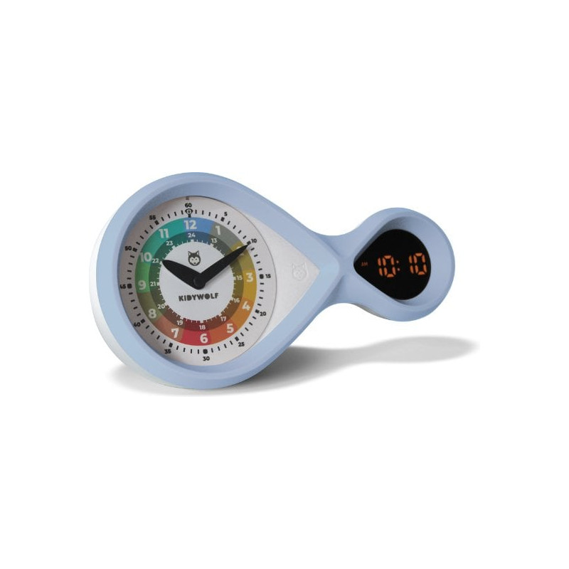 sveglia kidywolf kidyalarm 418035 analogica e digitale blu [418035]