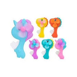 giocattolo globo mini ventilatore manuale a con spruzzino multicolore