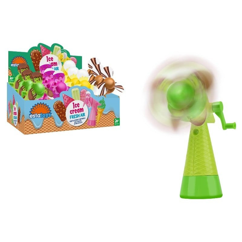 giocattolo globo ventilatore manuale gelato db multicolore 12pz