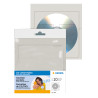 custodia a tasca herma 7688 per cd/dvd trasparente 10pz [7688]