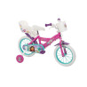 bicicletta mandelli gabby's dollhouse 14'' con rotelle