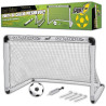 porta da calcio mandelli goal striker pieghevole 90x59x61cm con palla