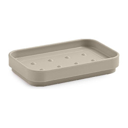 porta sapone gedy 6312 seventy da appoggio 12.4x8x2.1cm beige