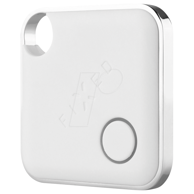 smart tag fixed tracker con supporto findmy bluetooth 5.0 bianco/nero