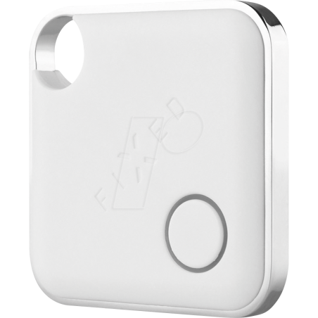 smart tag fixed tracker con supporto findmy bluetooth 5.0 bianco/nero