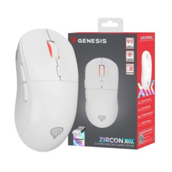 mouse genesis zircon xiii custom wireless rgb 26000dpi bianco [nmg-2090]