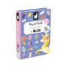 gioco creativo janod magneti'book unicorni per bambini multicolore[j02584]