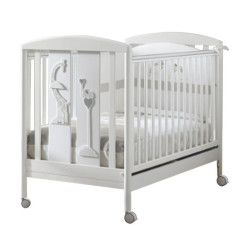 lettino pali 0127savanagr savana in legno grigio/bianco