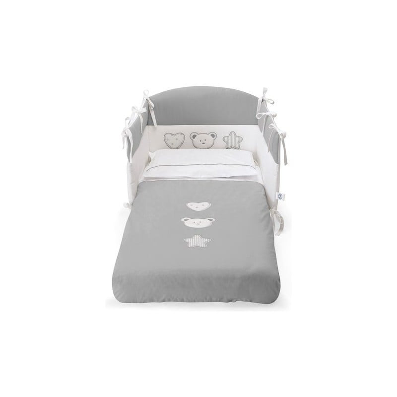 lettino pali 06878birilloog piumone birillo grigio 3pz