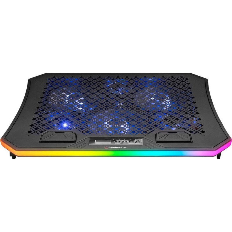 base di raffreddamento notebook rampage metafor nero [ad-rc34]