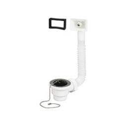 Piletta lavelli scarico troppo pieno lira 1"1/2 [goplast ]