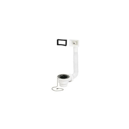 Piletta lavelli scarico troppo pieno lira 1"1/2 [goplast ]