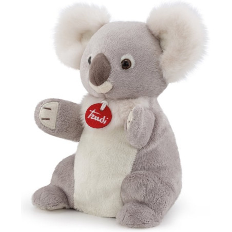peluche trudi marionetta orsetto koala 28cm grigio [006-29828]