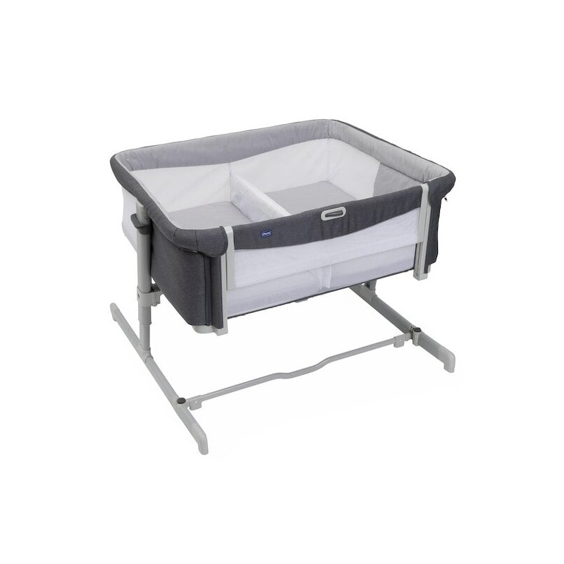 culla chicco next2me twins per gemelli 98x98x62cm grigio