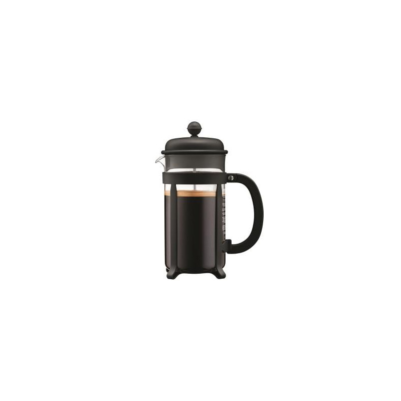 caffettiera bodum press java 8 tazze 1l nero/transparente [1763208]