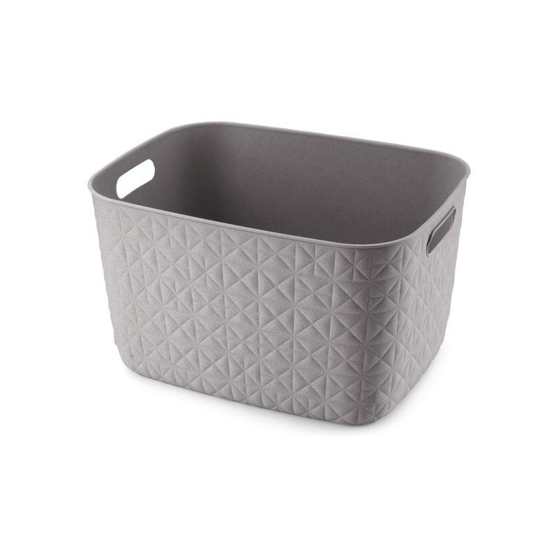 cesto portaoggetti curver softex 15l tortora