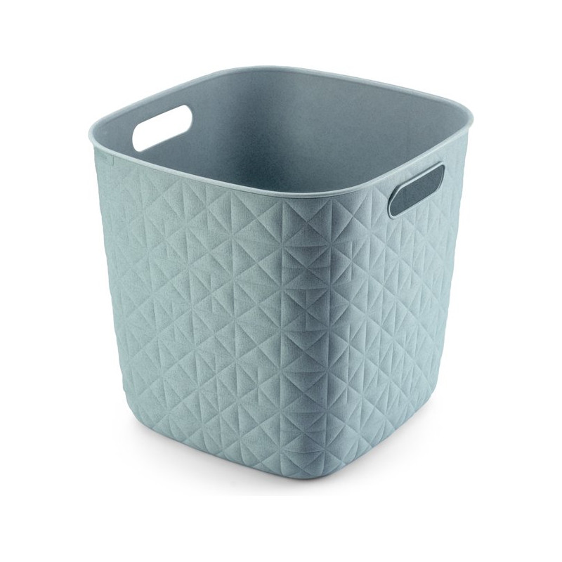 cesto portaoggetti curver softex 19l blu verde