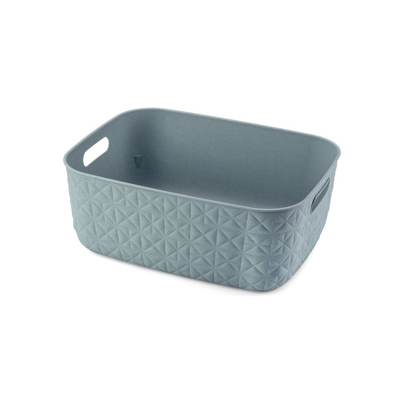 cesto portaoggetti curver softex m 12.5l blu verde