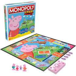 gioco da tavolo hasbro junior peppa pig monopoly 267x267x41mm
