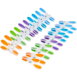 mollette vileda soft peg multicolore 20pz