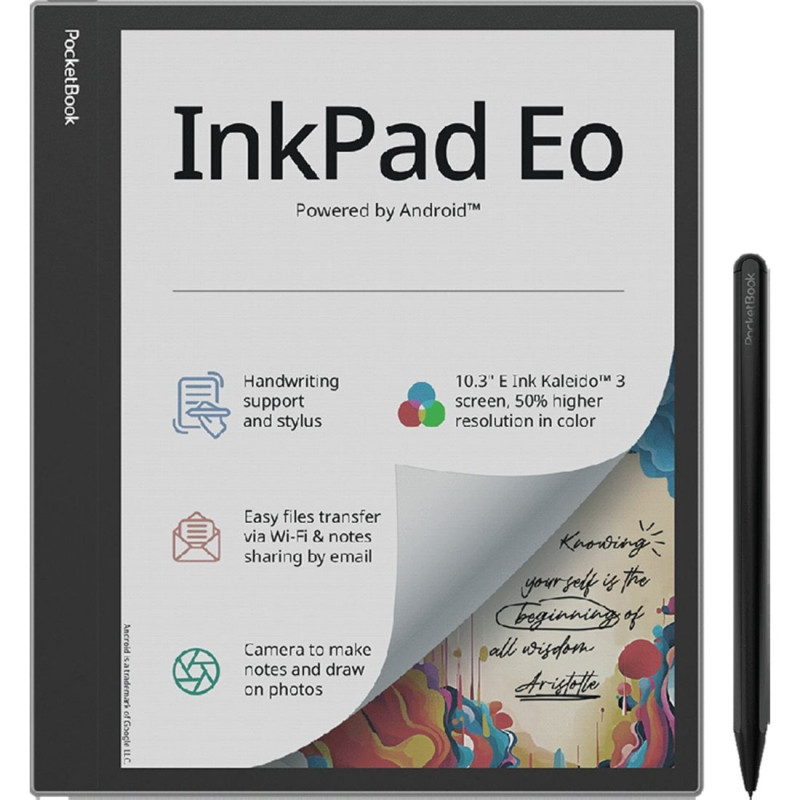 e-book pocketbook inkpad eo grigio nebbia [pb1042-m-ww-b]