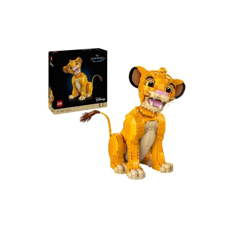 lego disney 43247 giovane simba re leone 1438pz
