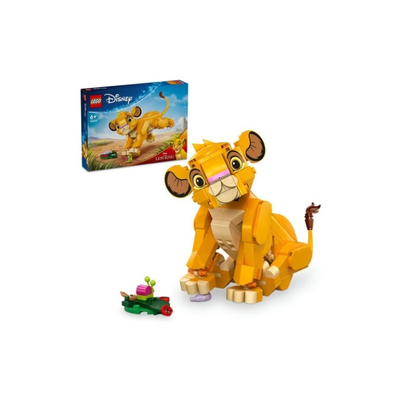 lego disney 43243 simba il cucciolo del re leone 222pz