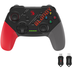 controller a4tech bloody gpw50 wirless per ps3 nero/rosso [a4tjoy47405]
