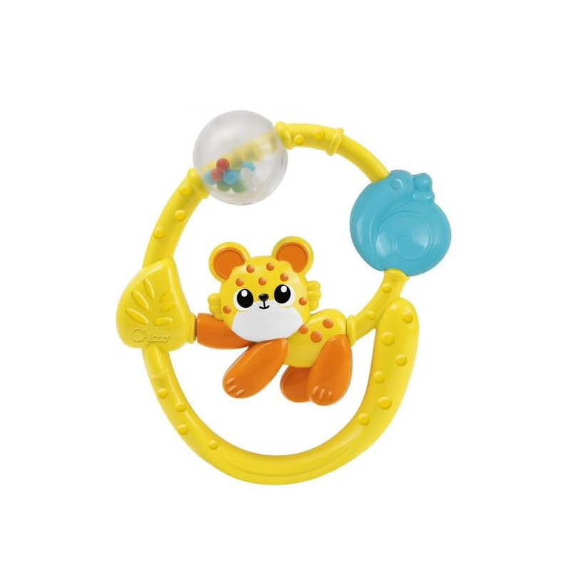 giocattolo chicco sonaglio per seggiolone 2in1 ghepardo