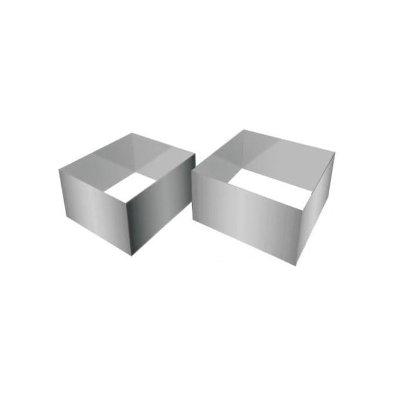 coppapasta pedrini 04gd300 in acciaio inox 8x8/9x9cm 2pz
