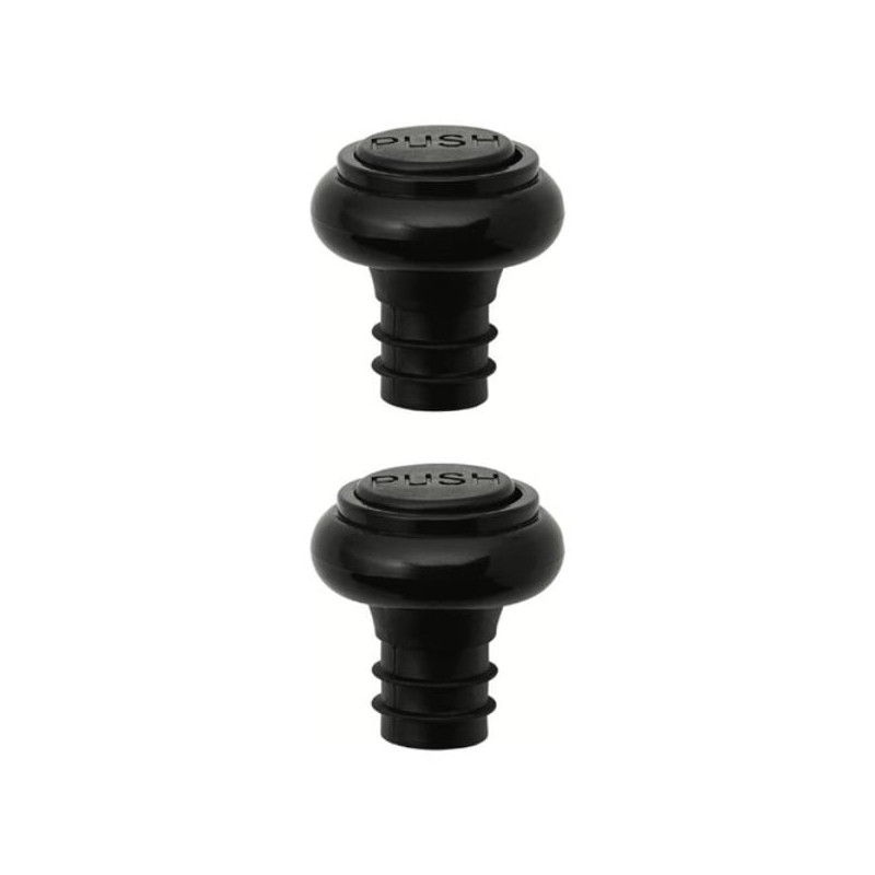 tappi bottiglia ghidini cipriano 16011 nero 2pz [16011]