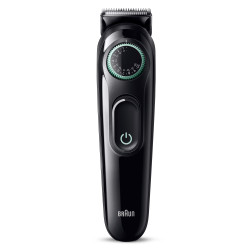 regolabarba braun beardtrimmer 3 bt3421 lavabile batteria nero [447917]