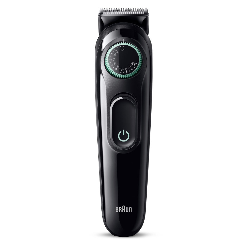 regolabarba braun beardtrimmer 3 bt3421 lavabile batteria nero [447917]
