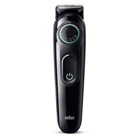 regolabarba braun beardtrimmer 3 bt3421 lavabile batteria nero [447917]