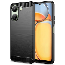 custodia tech-protect dorsi per xiaomi redmi 13c/poco c65 nero