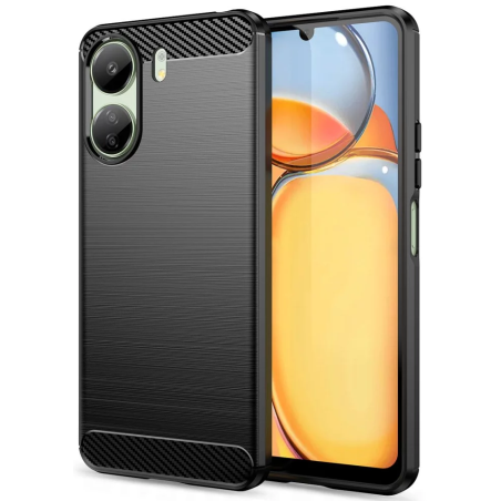 custodia tech-protect dorsi per xiaomi redmi 13c/poco c65 nero