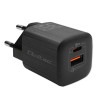 alimentatore da rete qoltec gan ultra 35w usb-c/usb 3.0 nero