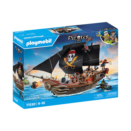 gioco da costruzione playmobil pirates grande nave multicolore 137pz