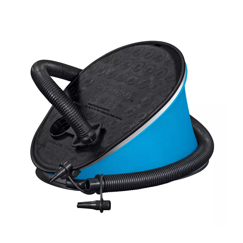 pompa per gonfiabili bestway a pedale air step 1.6l nero/azzurro