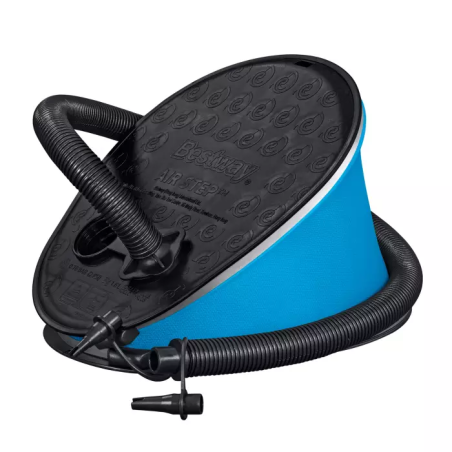 pompa per gonfiabili bestway a pedale air step 1.6l nero/azzurro