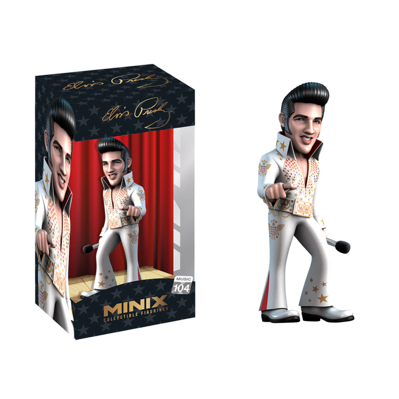 gamevision minix elvis presley 12cm multicolore