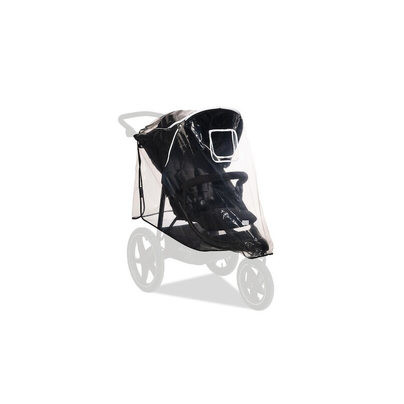 parapioggia hauck rain per passeggino 3 ruote 3w trasparente
