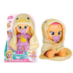 bambola imc toys cry babies zoe newborn bath 26cm multicolore